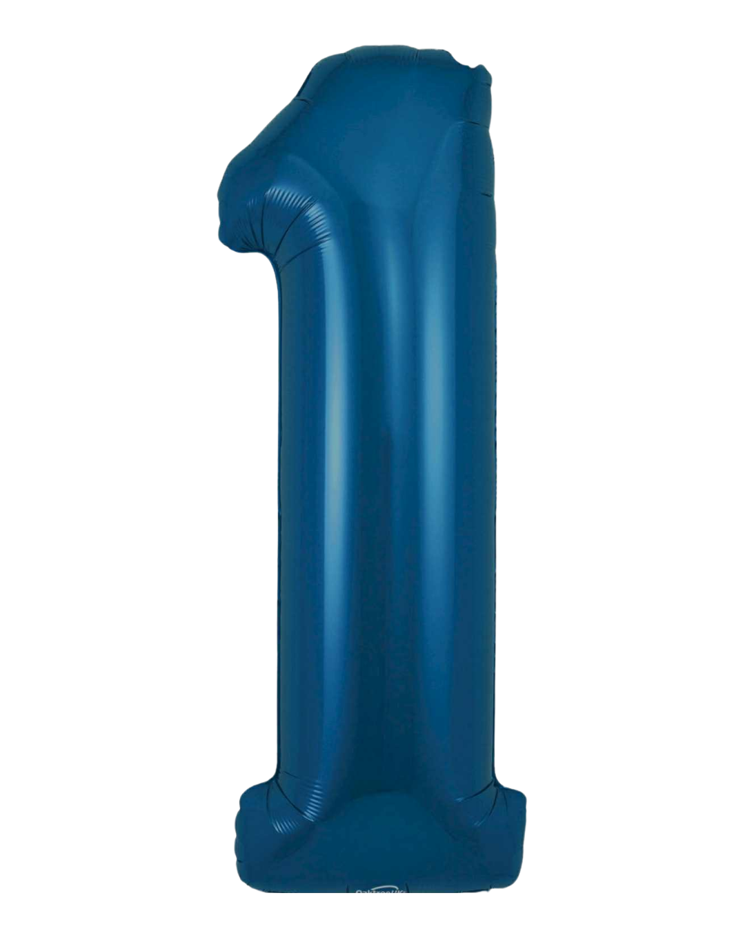 34” Number Balloon Navy Blue Foil