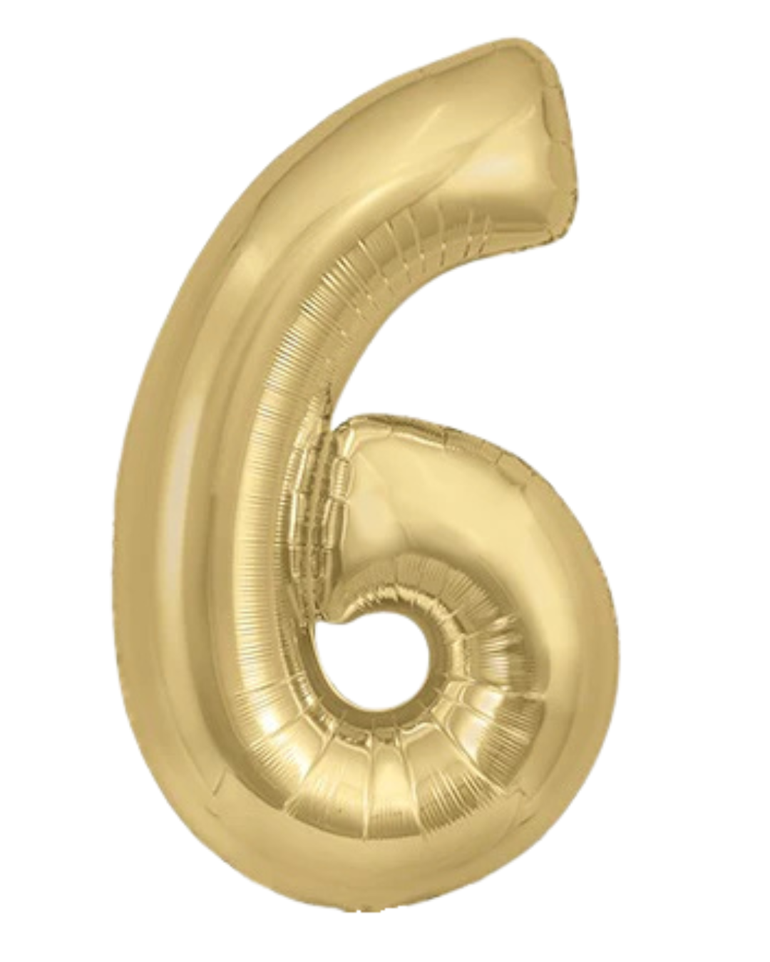 34” Number Balloon Gold Silk