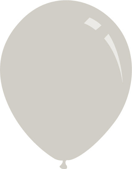 18" Solid Color Latex Balloon Pastel Grey
