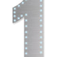 Silver Number 1 Lights-up