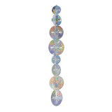3D Prismatic Snowflake Garland
