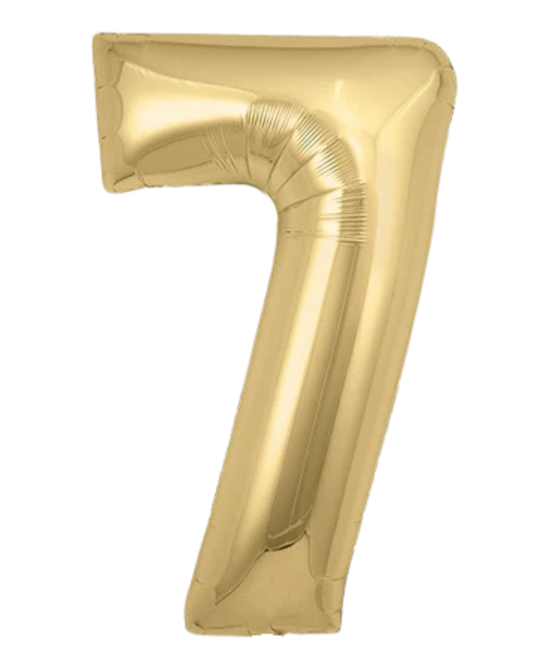 34” Number Balloon Gold Silk