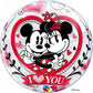 Stretchy Plastic Balloon Classic Lovers Minnie & Mickey Mouse