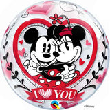 Stretchy Plastic Balloon Classic Lovers Minnie & Mickey Mouse