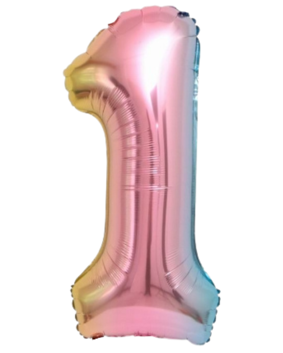 34” Number Balloon Rainbow Trico