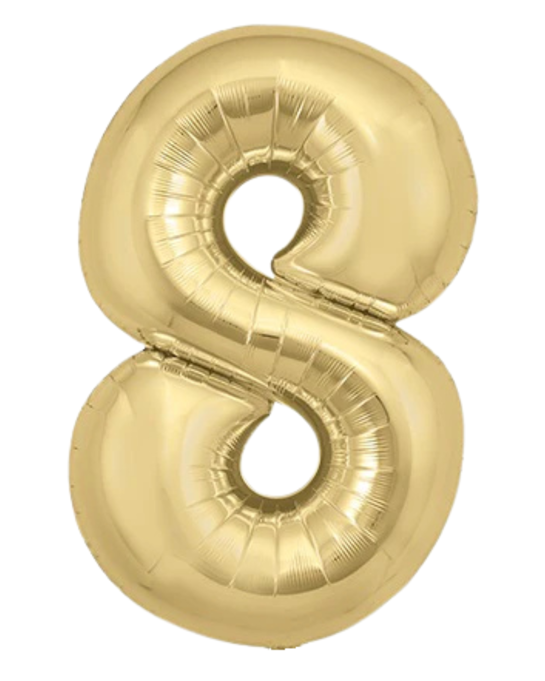 34” Number Balloon Gold Silk