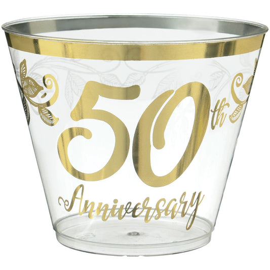 Happy 50th Anniversary 9oz Tumblers 30/CT