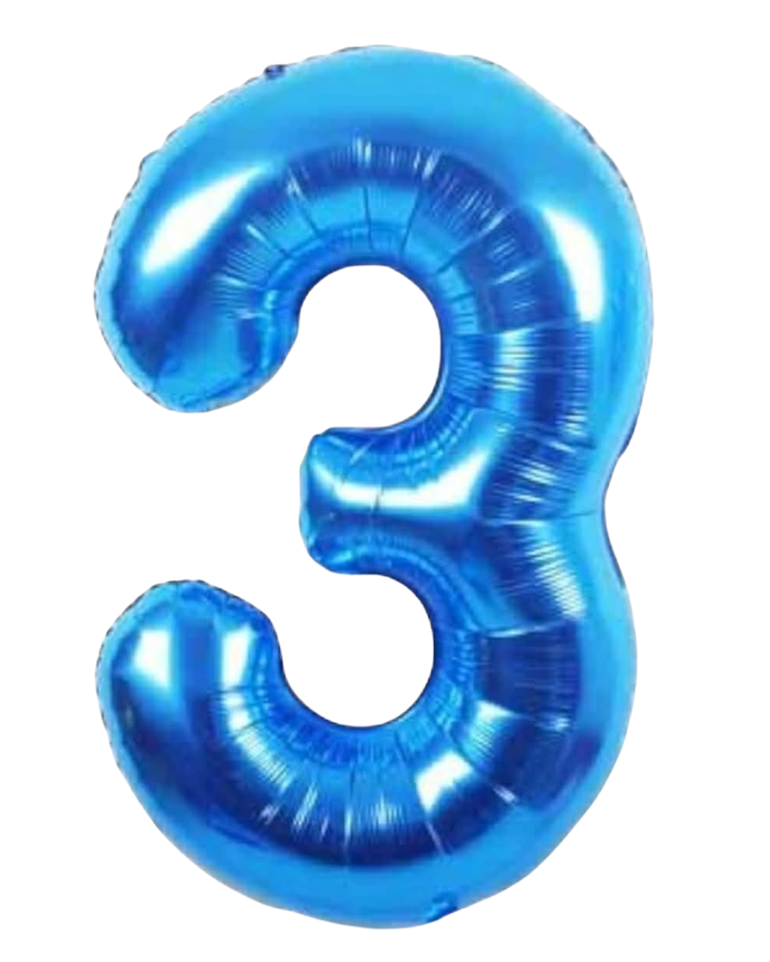 34” Number Balloon Blue Trico