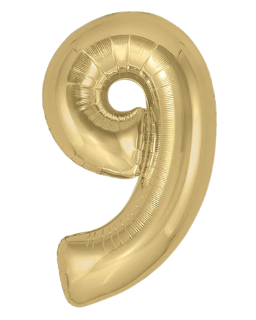 34” Number Balloon Gold Silk