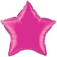 Qualatex 36" Huge Magenta Star Foil Balloon
