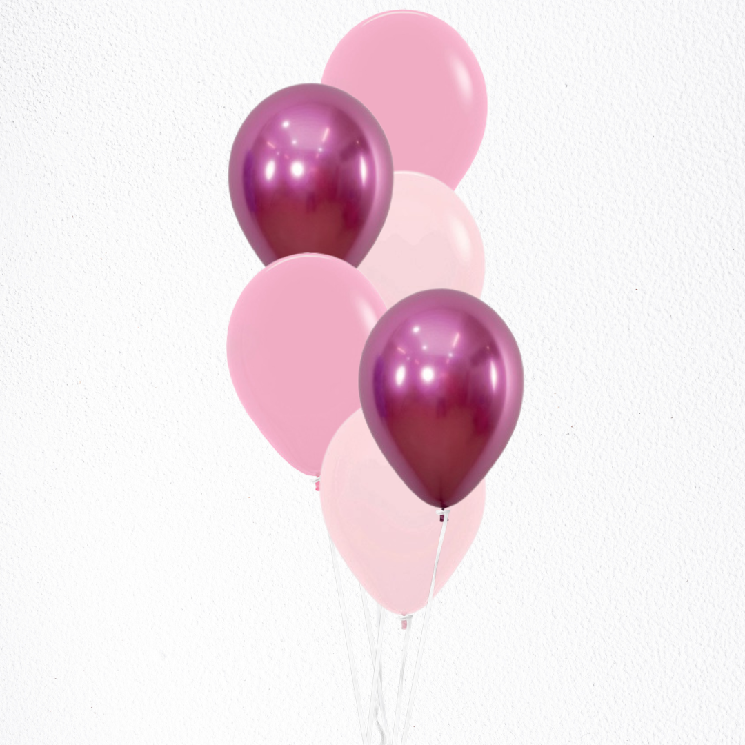 Helium Latex Balloon Bunch