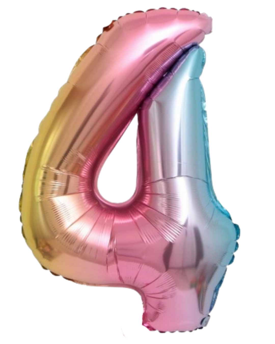 34” Number Balloon Rainbow Trico