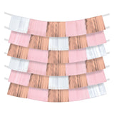 Blush Pink Rose Gold Fringe Decorative Party Backdrop