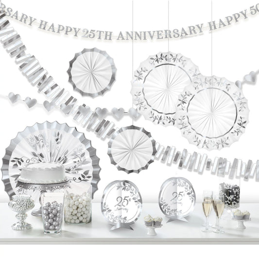 25th anniversary room decorating kit