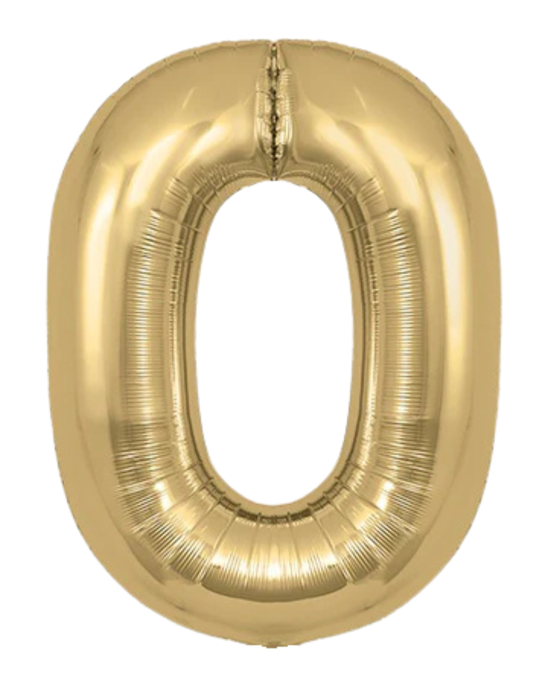 34” Number Balloon Gold Silk