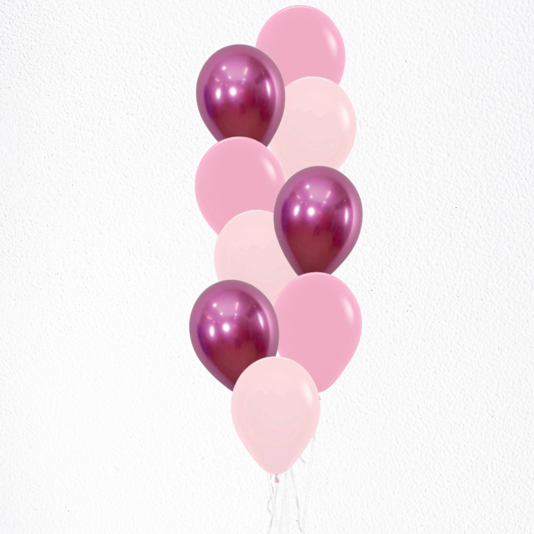 Helium Latex Balloon Bunch