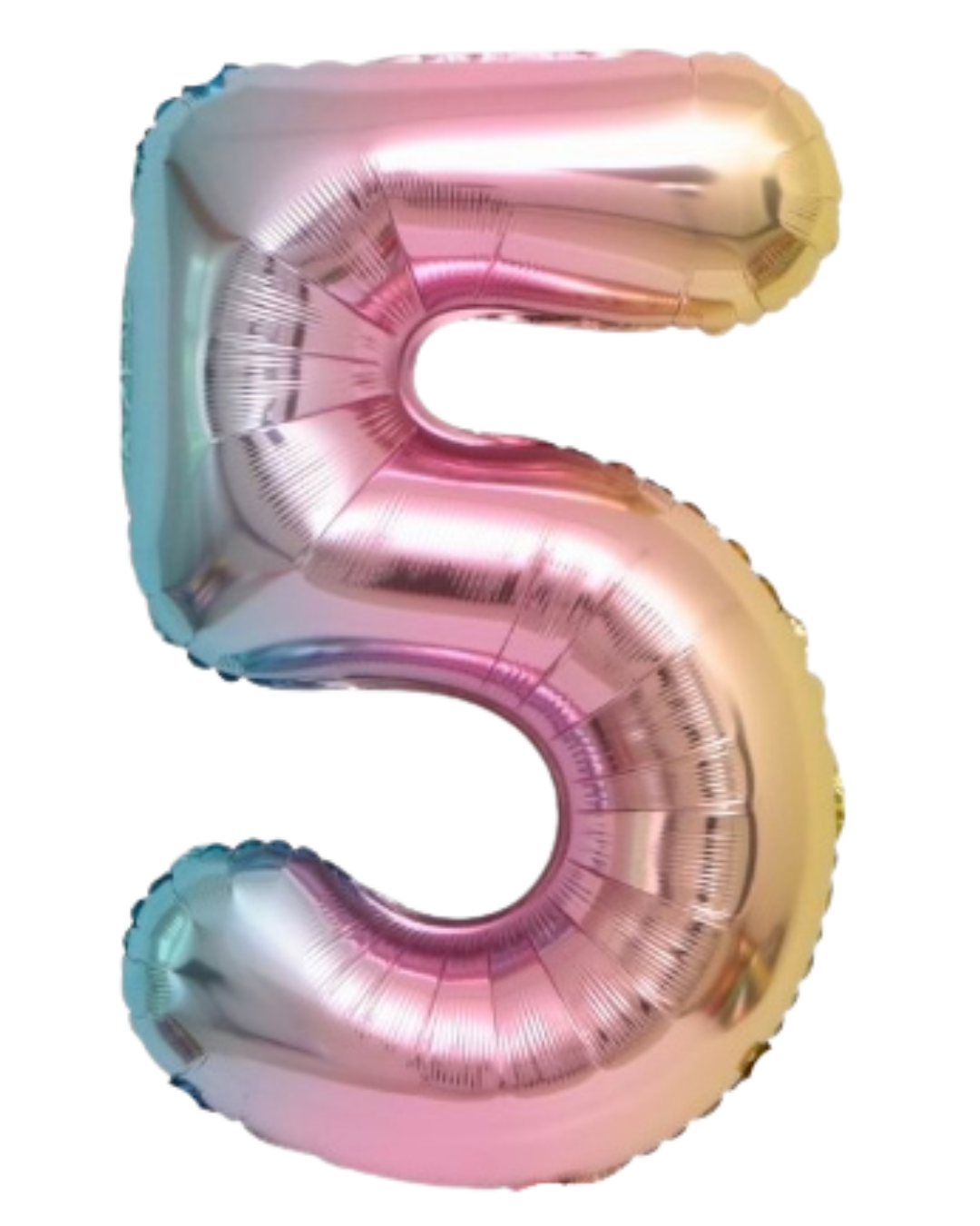 34” Number Balloon Rainbow Trico