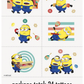 Despicable Me 4 Minions Party 24 Temporary Tattoos Per Package Party Favor