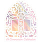 Communion Pink Large Novelty Invitations 8/CT