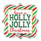 Holly Jolly Foil Mylar Balloonfor Christmas Holidays