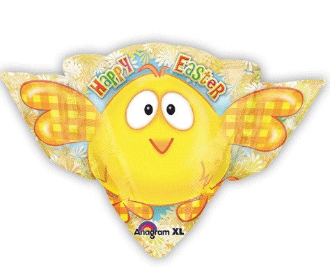 Happy Easter Chick Foil Balloon Party Decor