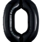 26" Black Number Foil Balloon