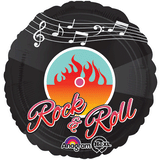 Qualatex 18" Rock n'Roll Round Foil Balloon