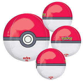 Anagram Pokemon Pokeball Orbz 16" Balloon Licensed