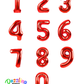 34” Number Balloon Red Trico