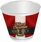 Merry Christmas Santa's Belt 9oz. Paper Cups Holiday Party Tableware 8pc/pk