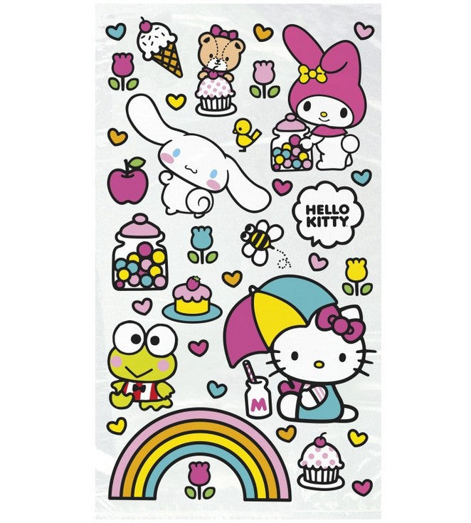 Hello Kitty and Friends Cellophane Bags 5" x 9" 16/CT