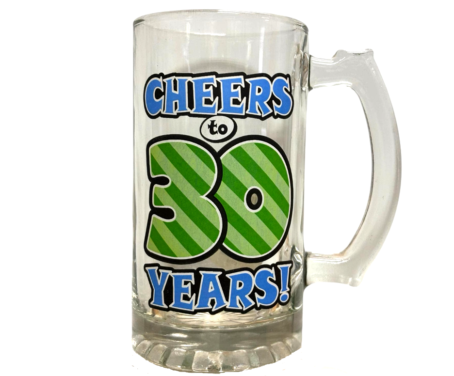 30 years old birthday tankard vintage