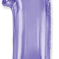 40" Lilac Number 1 Foil Balloon Flexmetal