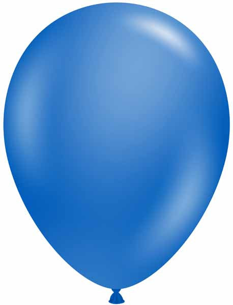 Tuftex 11" Latex Balloon Metallic Blue