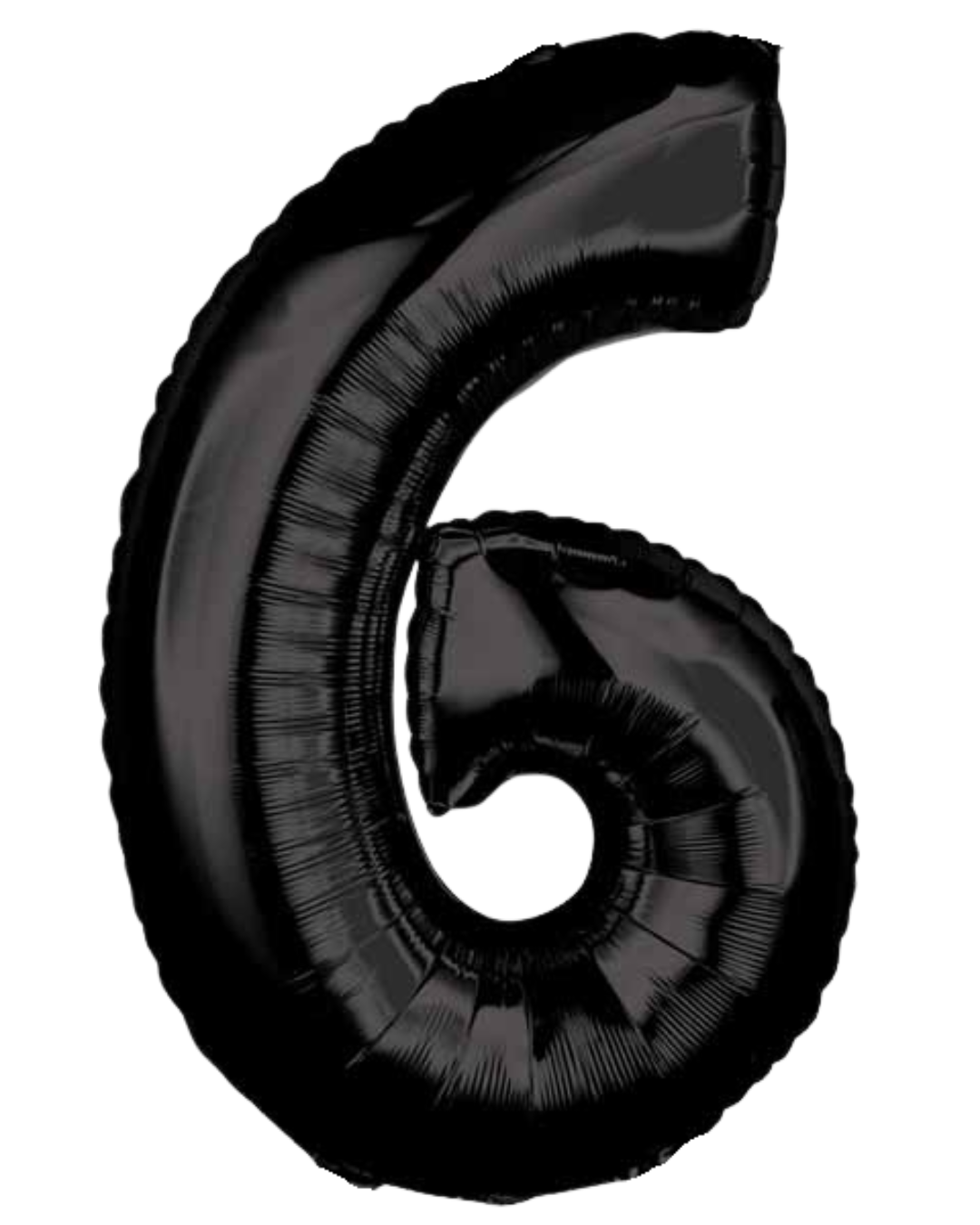 26" Black Number Foil Balloon