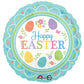 Lovely Happy Easter Round Foil Balloon