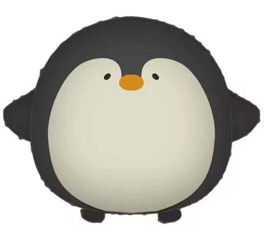 21" Matte Round Penguin Foil Balloon