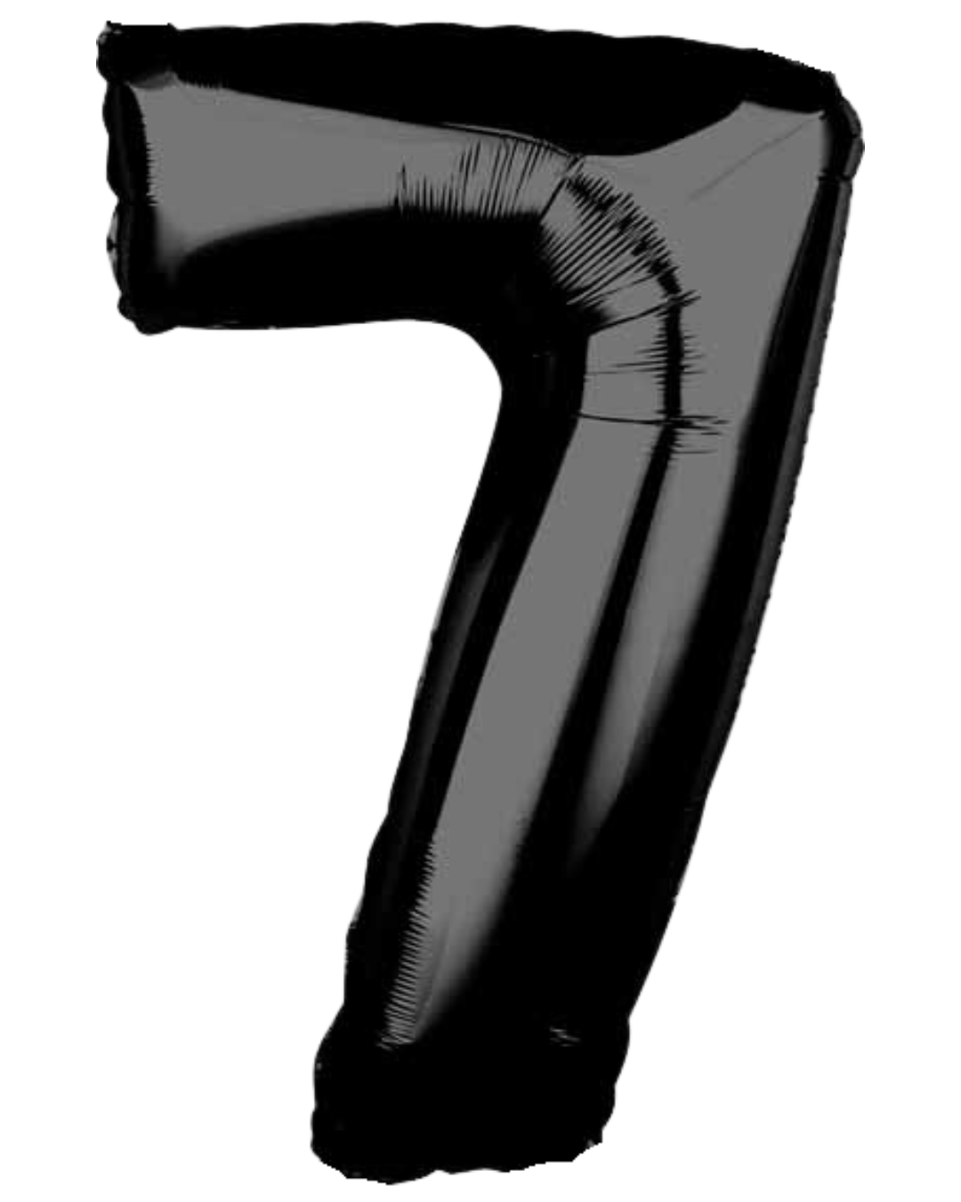 26" Black Number Foil Balloon