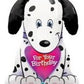 A Puppy For Your Birthday Mylar Balloon