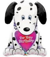 A Puppy For Your Birthday Mylar Balloon