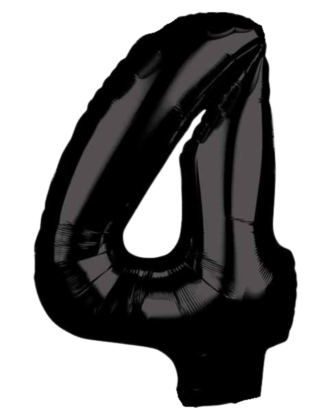 26" Black Number Foil Balloon