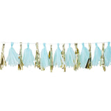 Ginger Ray Blue & Gold Tassel Garland Party Decor 1/PC