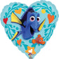 18" Heart Shaped Dory Balloon