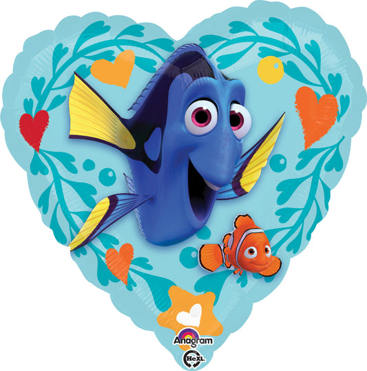 18" Heart Shaped Dory Balloon