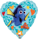 18" Heart Shaped Dory Balloon