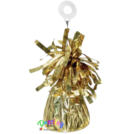 Foil Balloon Weight White Gold