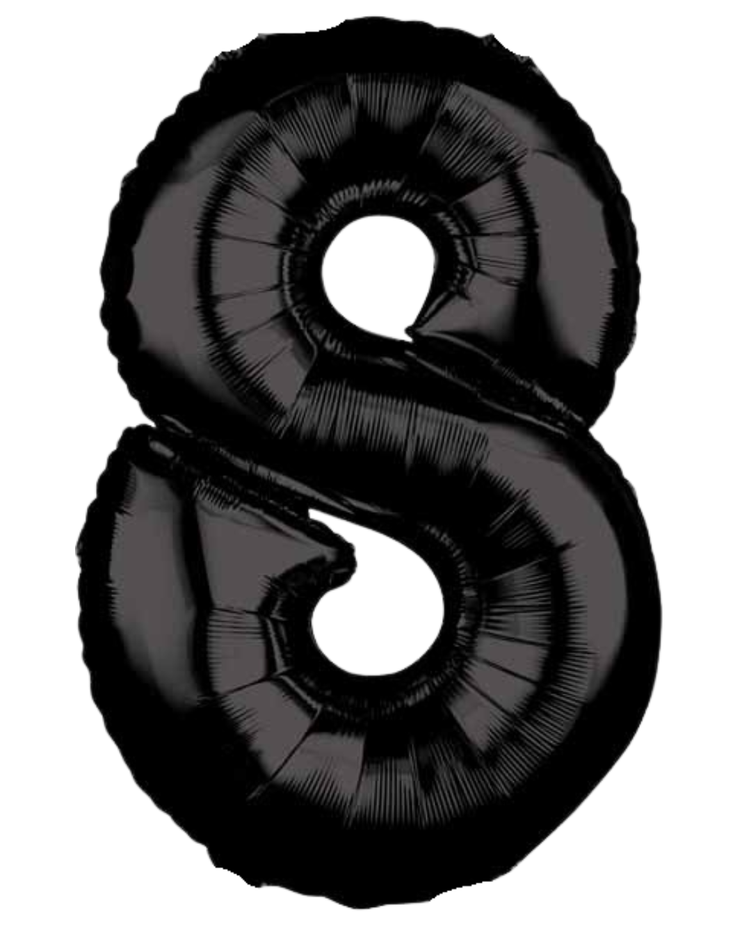 26" Black Number Foil Balloon