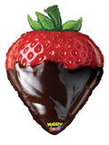 Giant Chocolate Dipped Strawberry Balloon