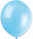 Light Blue DIY 12" Latex Balloons 10 Pack