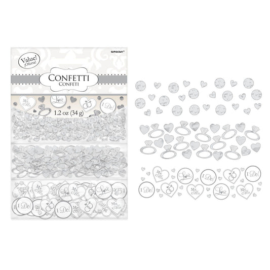 I Do & Rings Table Confetti